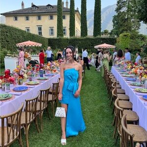 xs elegant aqua elliatt dress